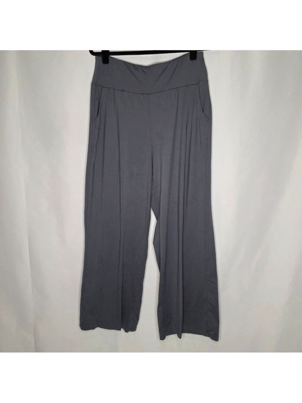 Women's Gray Wide Leg Pants Large
